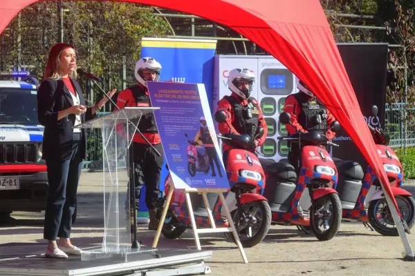 Motos patrulla Las Condes  ,Cedida