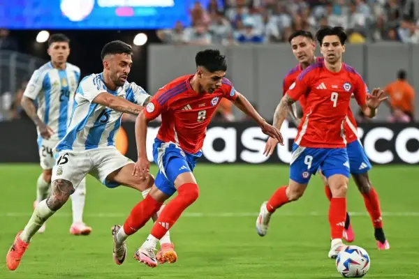 Chile recibe a Argentina en el Estadio Nacional ,Agencia Uno