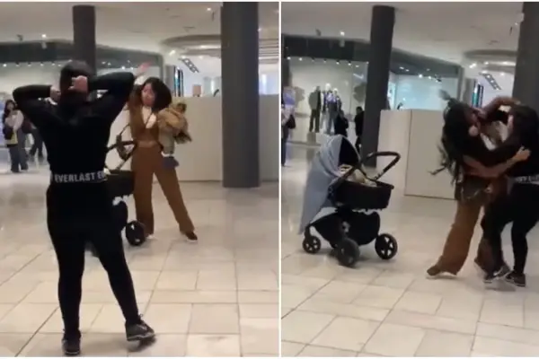 Mujeres peleando Mall ,Redes sociales 