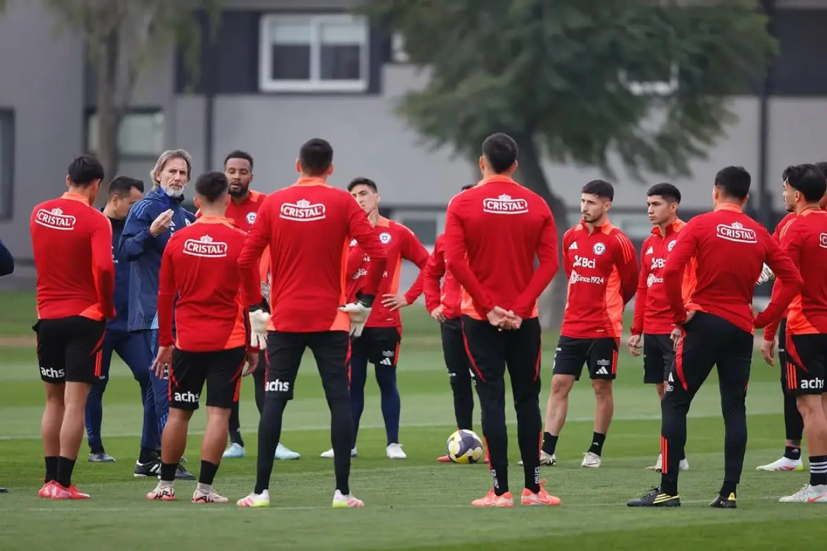 Selección chilena en JPD, instagram @laroja