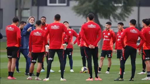 Selección chilena en JPD, instagram @laroja