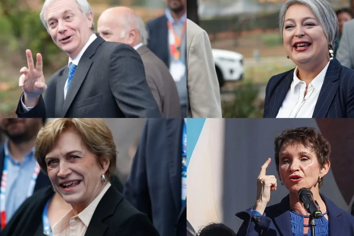 Candidatos: Kast, Matthei, Jara, Toha, Redes sociales 