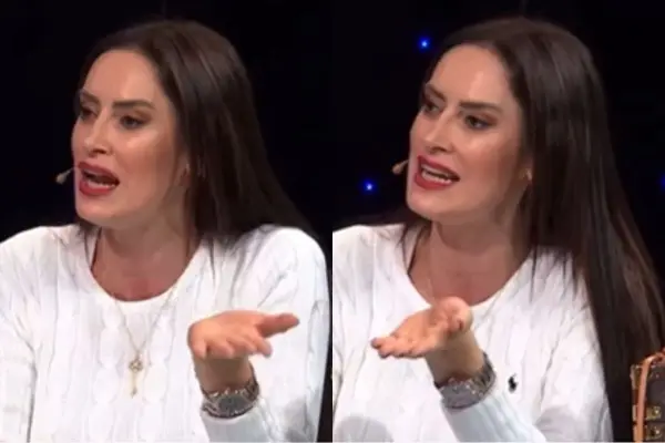 Adriana Barrientos opinando sobre el aborto libre ,Captura de pantalla