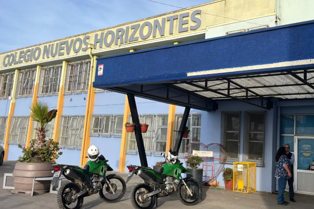 Existió resguardo policial en colegio de San Pedro de la Paz, red X