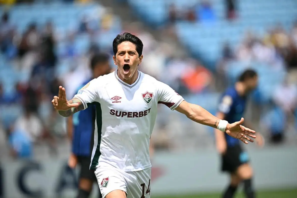 Germán Cano en el triunfo sobre el Inter, Cedido