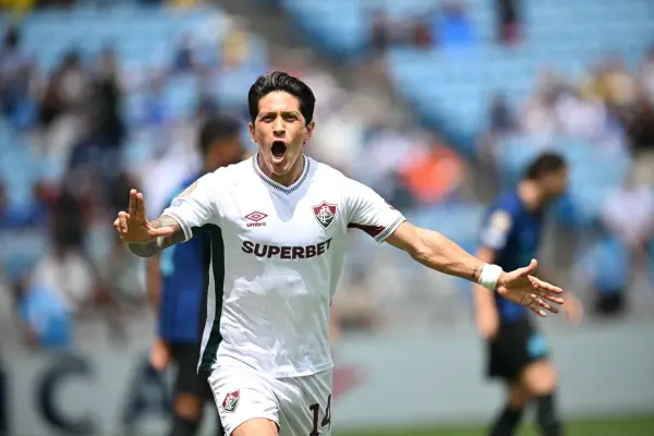 Germán Cano en el triunfo sobre el Inter ,Cedido