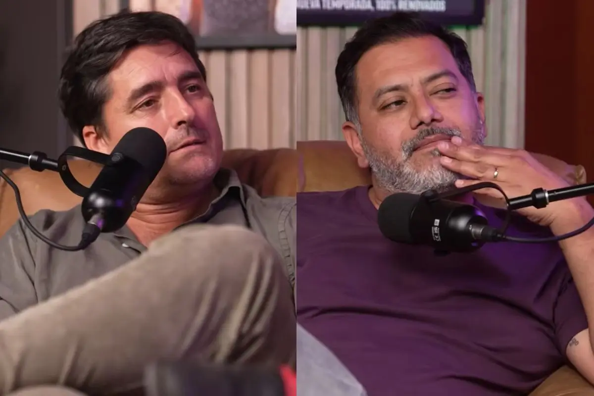 Jorge Zabaleta y Pedro Ruminot en su podcast, Captura