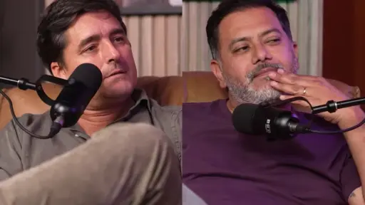 Jorge Zabaleta y Pedro Ruminot en su podcast, Captura
