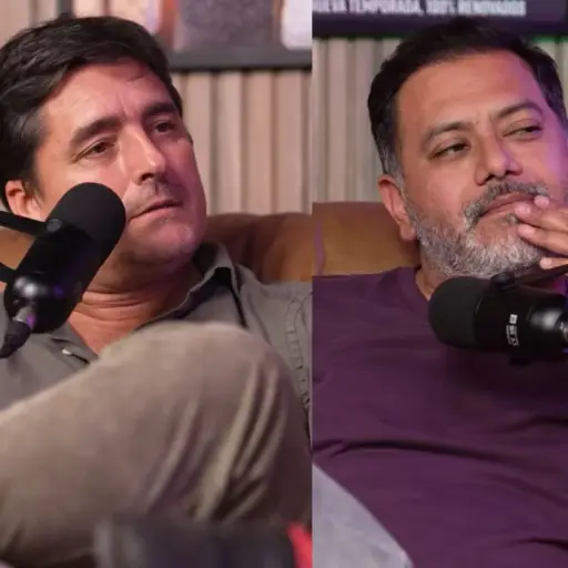 Jorge Zabaleta y Pedro Ruminot en su podcast ,Captura
