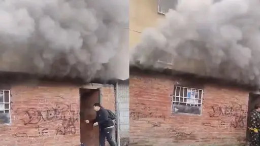 La vivienda habría tenido una ampliación irregular, red X