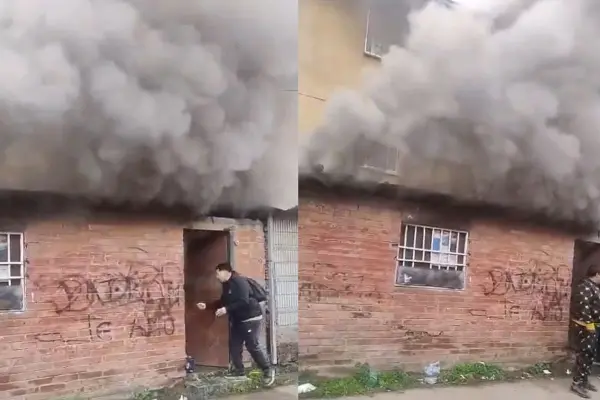 La vivienda habría tenido una ampliación irregular ,red X