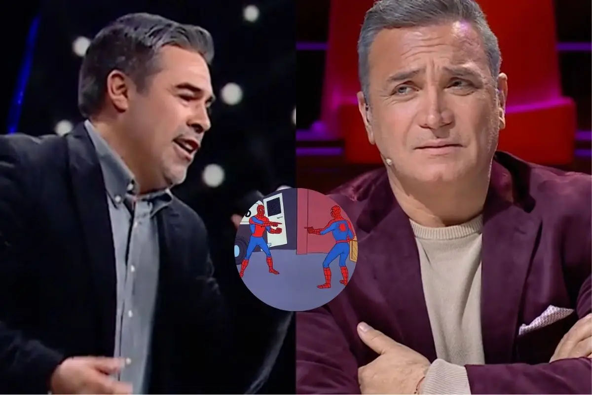 Luis Jara y su imitador, Captura de pantalla