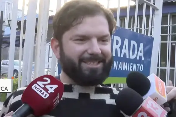 Presidente Gabriel Boric ,Captura de pantalla
