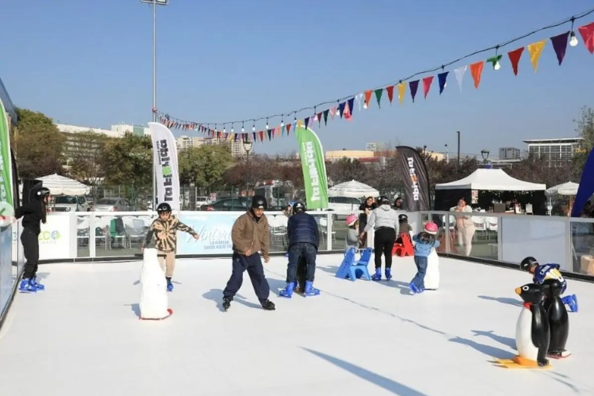 Pista de hielo en La Florida, Instagram