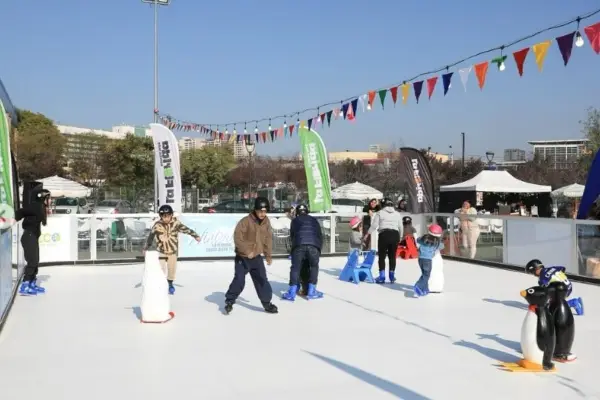 Pista de hielo en La Florida ,Instagram