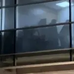 Video captado fuera de la Municipalidad de Vitacura, Captura de pantalla