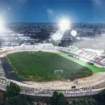 Estadio Municipal de La Cisterna con iluminación , Cedido