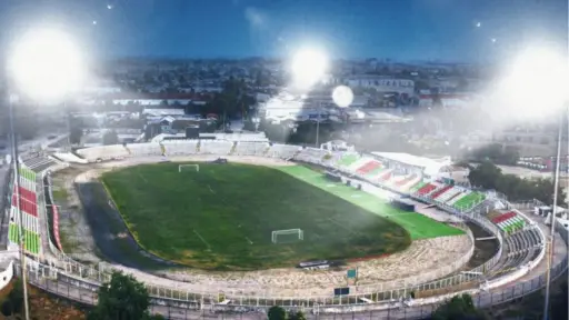 Estadio Municipal de La Cisterna con iluminación , Cedido