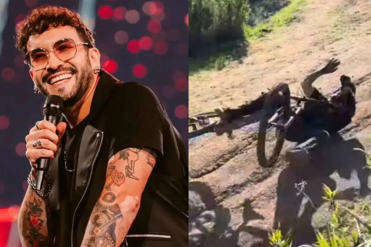 La fuerte caída que sufrió Edo Caroe , Redes sociales | Referencial