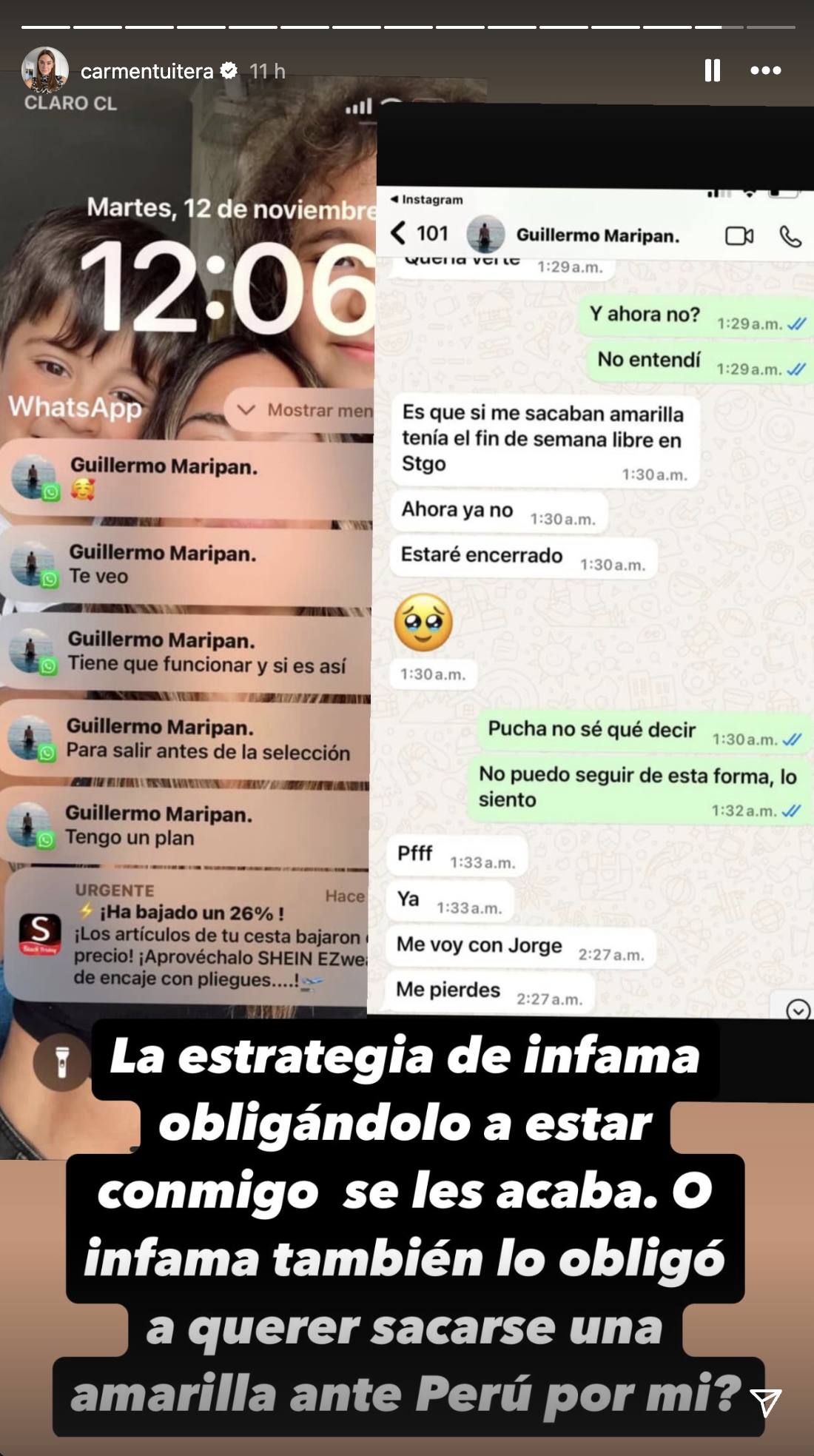 Historia de Carmen Tuitera / Captura de pantalla