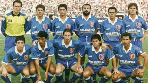 Eduardo Gino Cofré a comienzos de los '90 en la U, Instagram