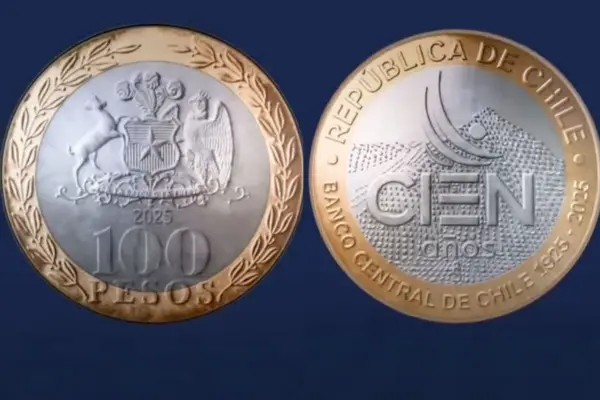 Así luce la nueva moneda de $100 ,red X