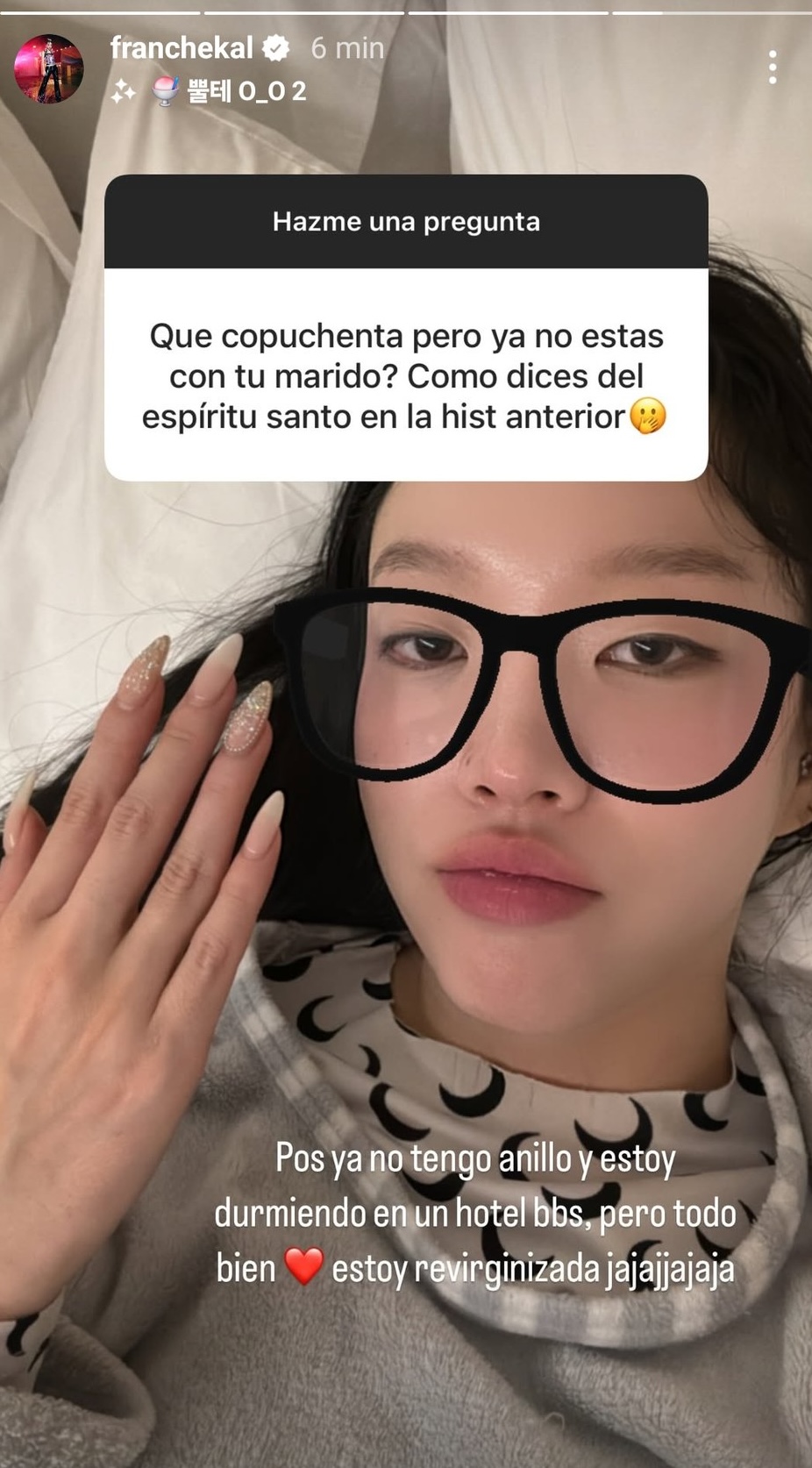 Historia de Fran Chekal - Redes sociales