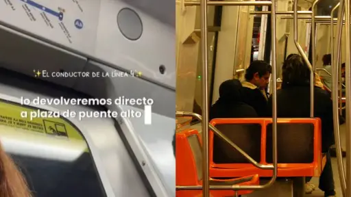 Conductor del Metro se hace viral por simpática interacción con pasajeros, Captura de redes sociales