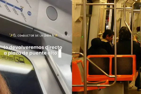 Conductor del Metro se hace viral por simpática interacción con pasajeros ,Captura de redes sociales
