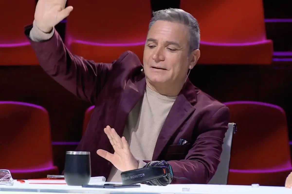 Luis Jara detuvo la performance de la imitadora, Captura de pantalla