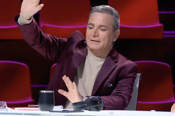 Luis Jara detuvo la performance de la imitadora ,Captura de pantalla