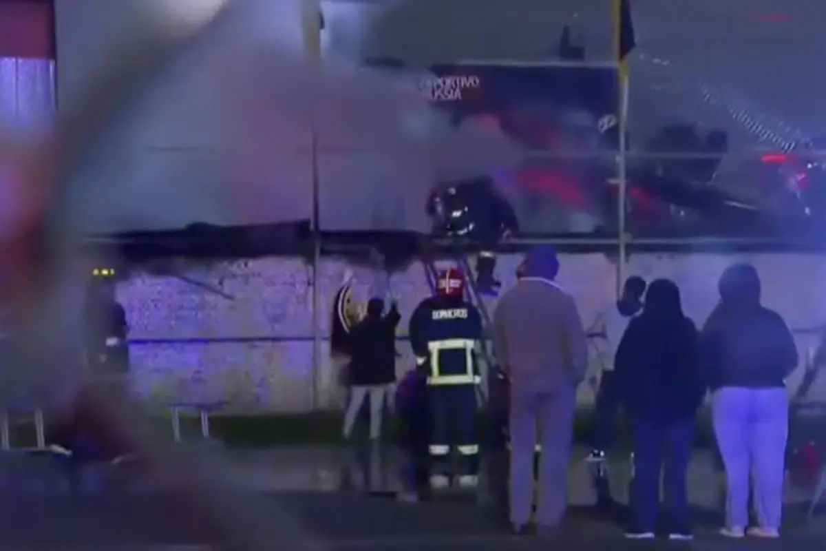 Incendio en San Bernardo, Captura de pantalla