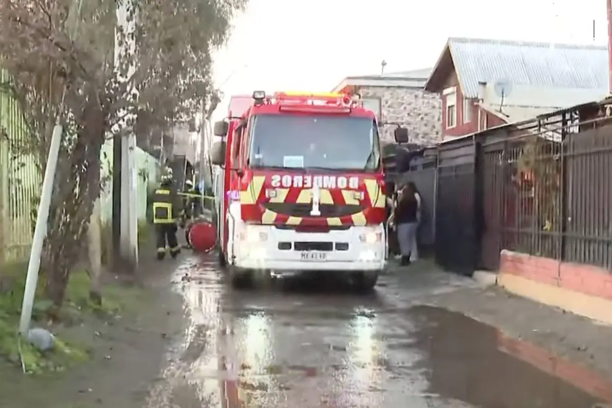 Incendio en San Bernardo, Captura de pantalla
