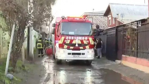 Incendio en San Bernardo, Captura de pantalla