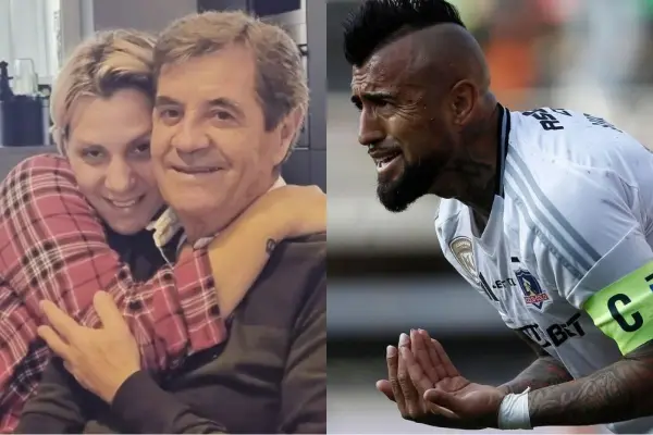 Lana Jozic, Mirko Jozic y Arturo Vidal ,Archivo