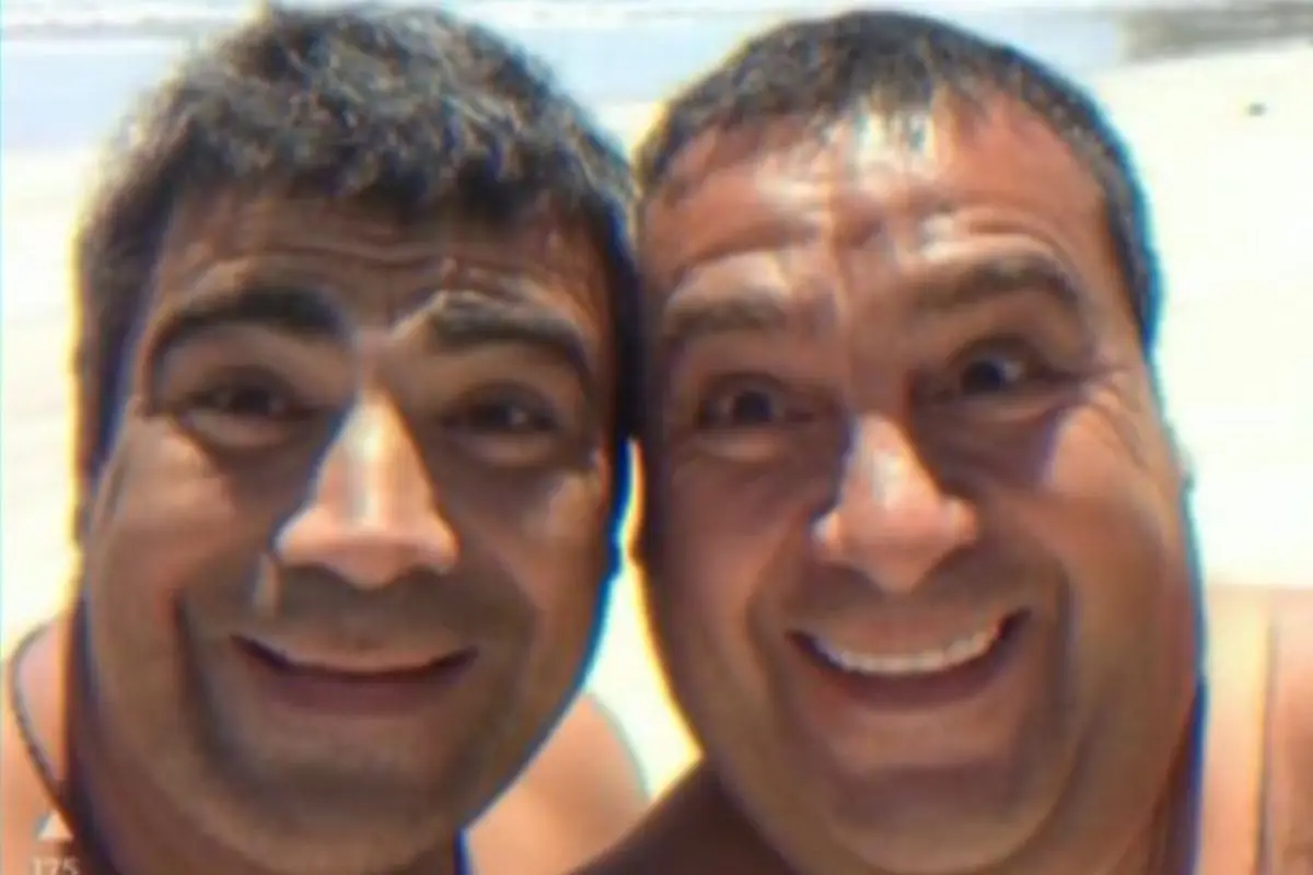 Dino Gordillo y su hijo Aldo, Captura