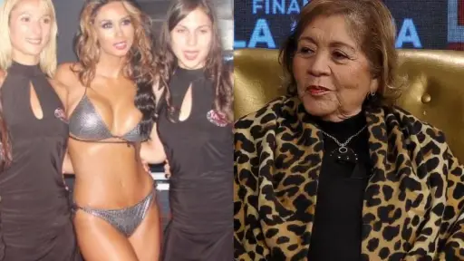 Pamela Díaz desfilaba en Kmasú, Cedida