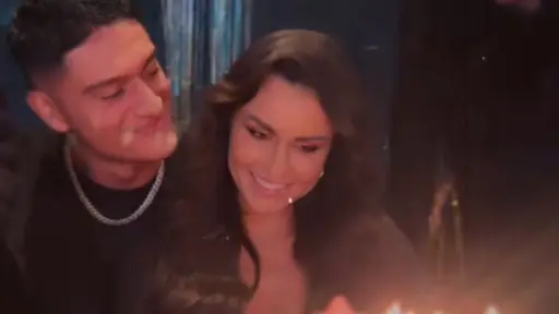Sammis y Emilia durante el cumpleaños de la Miss Chile, Instagram