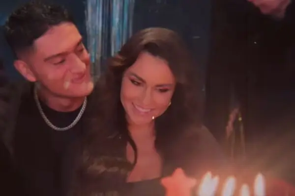 Sammis y Emilia durante el cumpleaños de la Miss Chile ,Instagram