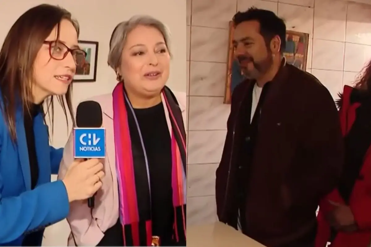 Jeannette Jara y su hermano periodista Sergio Jara, Captura