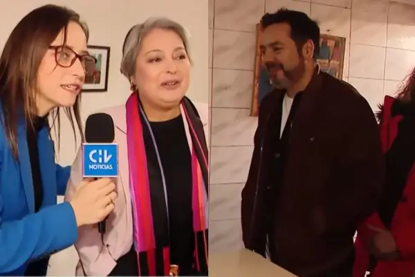 Jeannette Jara y su hermano periodista Sergio Jara ,Captura