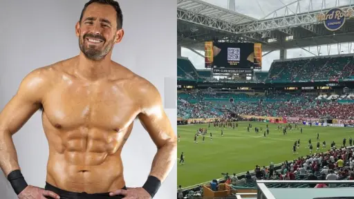 Ariel Levy presente en el Hard Rock Stadium, Instagram