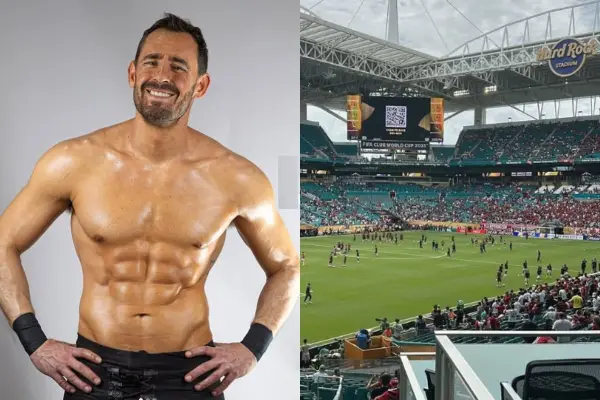 Ariel Levy presente en el Hard Rock Stadium ,Instagram
