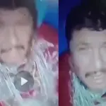 El ex alcalde de Macul fue amarrado con papel film, Captura