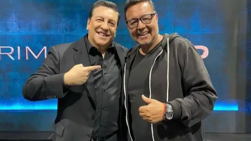 Álvaro Sanhueza en su visita a Primer Plano, Instagram