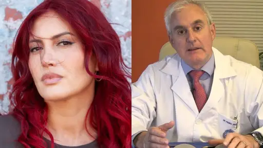 Karen Paola y doctor Pedro Vidal, Archivo