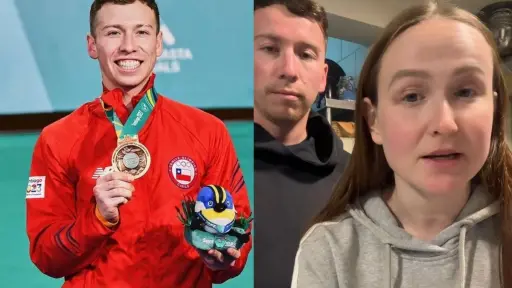 Camilo y Anastasia Velozo representaron a Chile en Santiago 2023, Instagram