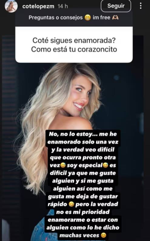 Coté López Instagram - Captura