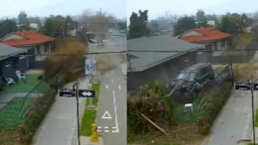 La violenta colisión en avenida Echeñique, Captura