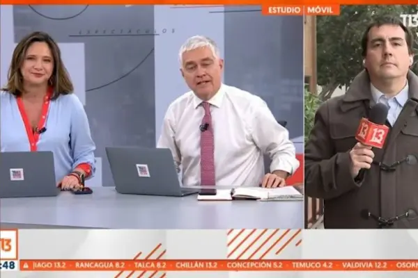 Periodista de Canal 13 deja sus funciones ,Captura